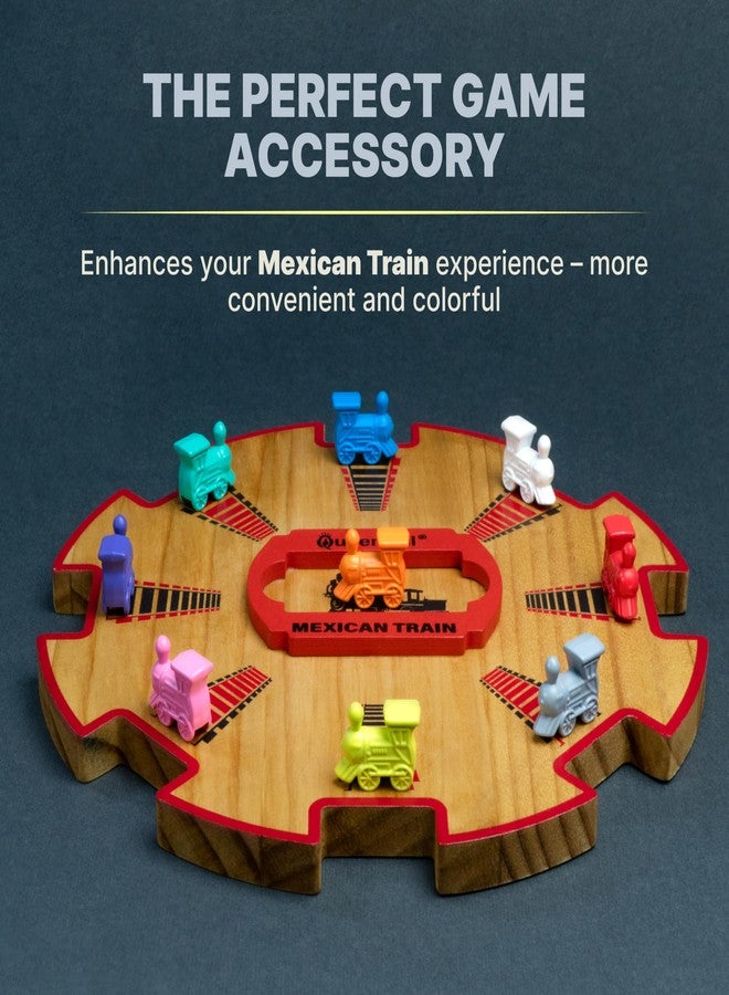 Queensell Set of 10 Metal Mexican Train Trains - Mexican Train Accessories for Classic Domino Game - Mexican Train Game Pieces for Mexican Train Dominoes - Image 5